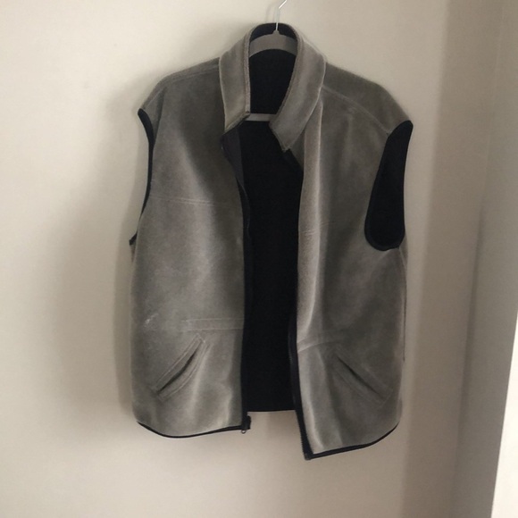 Handmade Reversible Size L BARN EQUESTRIAN Fleece Vest. - Picture 3 of 8